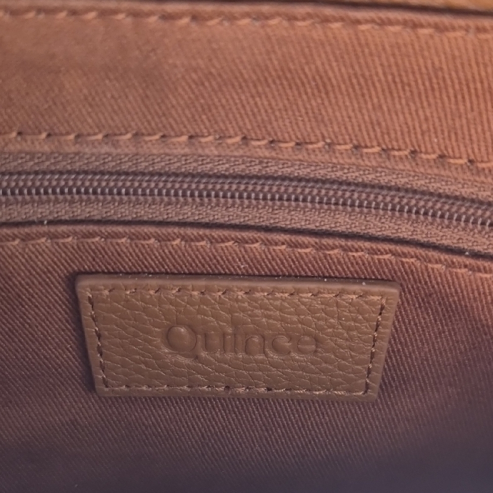 Quince Italian Leather Patchwork Crossbody Bag - Picture 2 of 8